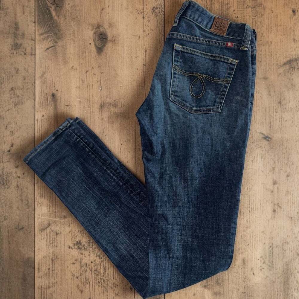 MADE IN USA Lucky Brand Lola Skinny Jeans Size 4/27 Regular Inseam